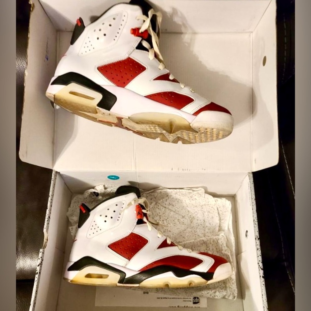 Jordan 6s Carmine